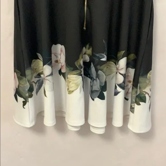 TED BAKER FLORAL DRESS SIZE 3 US 8 - Picture 4 of 6